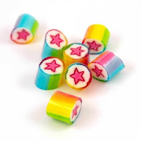 500g Rainbow Stars Rock Candy